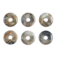 Donut Jaspe-Picasso (Calcaire), 30mm