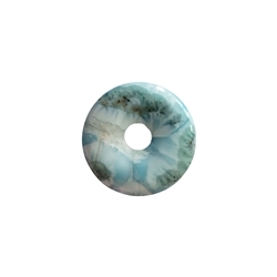 0419600300 Donut Larimar, 26-32mm | wholesaler - gems, precious & healing stones, jewelry