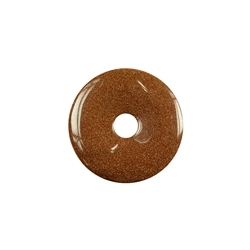 0420900300 Donut gold river brown (synth.), 30mm | wholesale gems, healing stones & jewelry