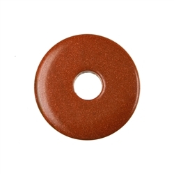 0420900400 Donut gold river brown (synth.), 40mm | wholesale gems, healing stones & jewelry