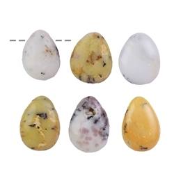 0421593002 Tumbled Stone Opalite Drilled | minerals trade - gems, healing stones & jewelry