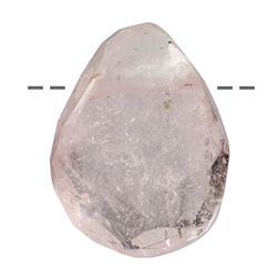 0423493007 Tumbled Stone Morganite faceted drilled, ca. 3,0cm | Marco Schreier