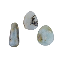 Pierre roulée opale (opale des Andes) B percée, 2,0 - 3,0cm