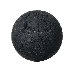 0424893316 Ball lava drilled, 16mm | wholesaler - gems, precious & healing stones, jewelry