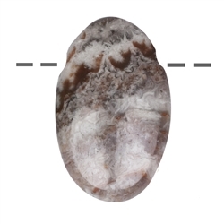 0425692300 Small Palmstone Agate (Lace Agate) drilled | wholesaler gems & healing stones