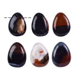 0427193002 Tumbled Stone Sardonyx drilled | minerals trade - gems, healing stones & jewelry