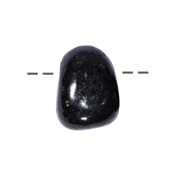 0427393002 Piedra rodada Nuummit perforada | piedras preciosas, piedras curativas y joyería