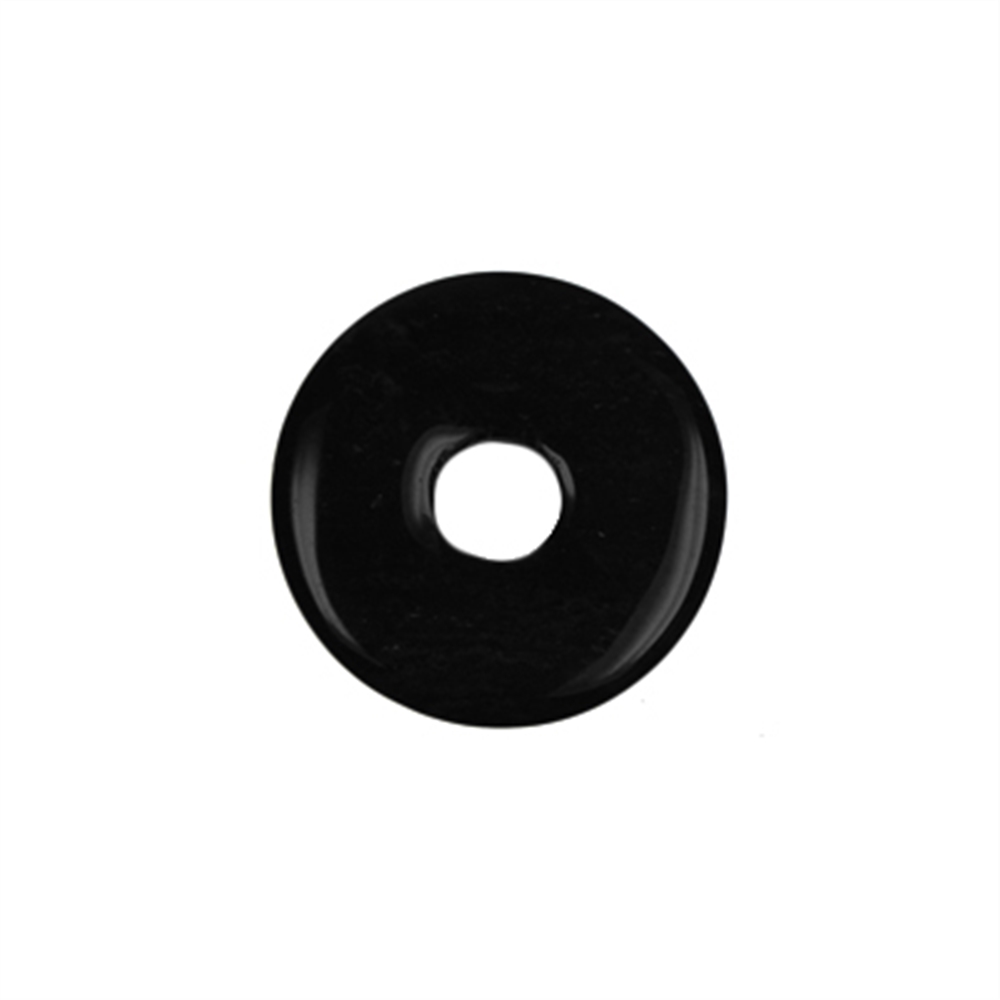 Donut Obsidian (schwarz), 30mm