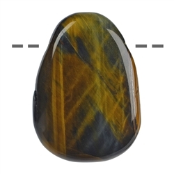 0429793069 Freeform Falcon's Eye/Tiger's Eye drilled, 4,5cm | Marco Schreier