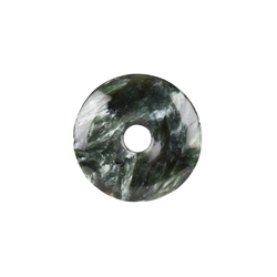 0430300300 Donut serafinite, 28-32mm | Schreier - wholesaler gems, healing stones & jewelry