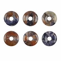 Donut Fluorite Opal Jasper (Tiffany Stone), 40mm