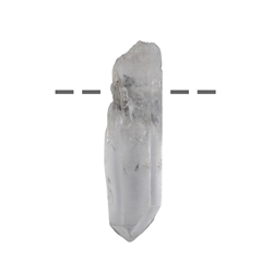 0438693903 Cristal brut de quartz inclus percé, 4,0 - 5,0cm | Marco Schreier