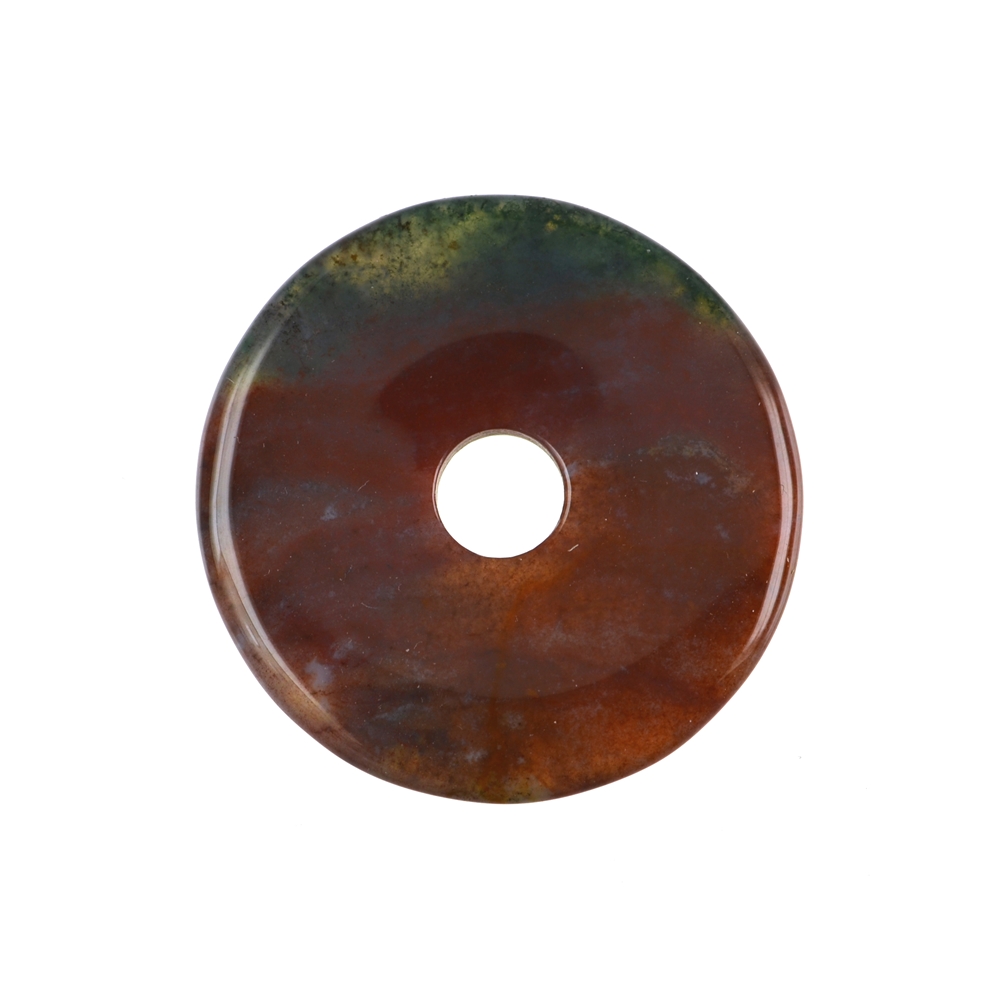 Calcedonio a ciambella (rosso-marrone), 40 mm