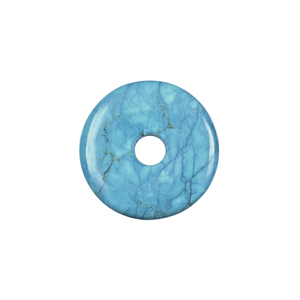 Donut Turquenite (Magnesite colored), 30mm
