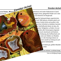 Platte Achat (Condorachat) frontgebohrt, 2,7 - 3,7cm