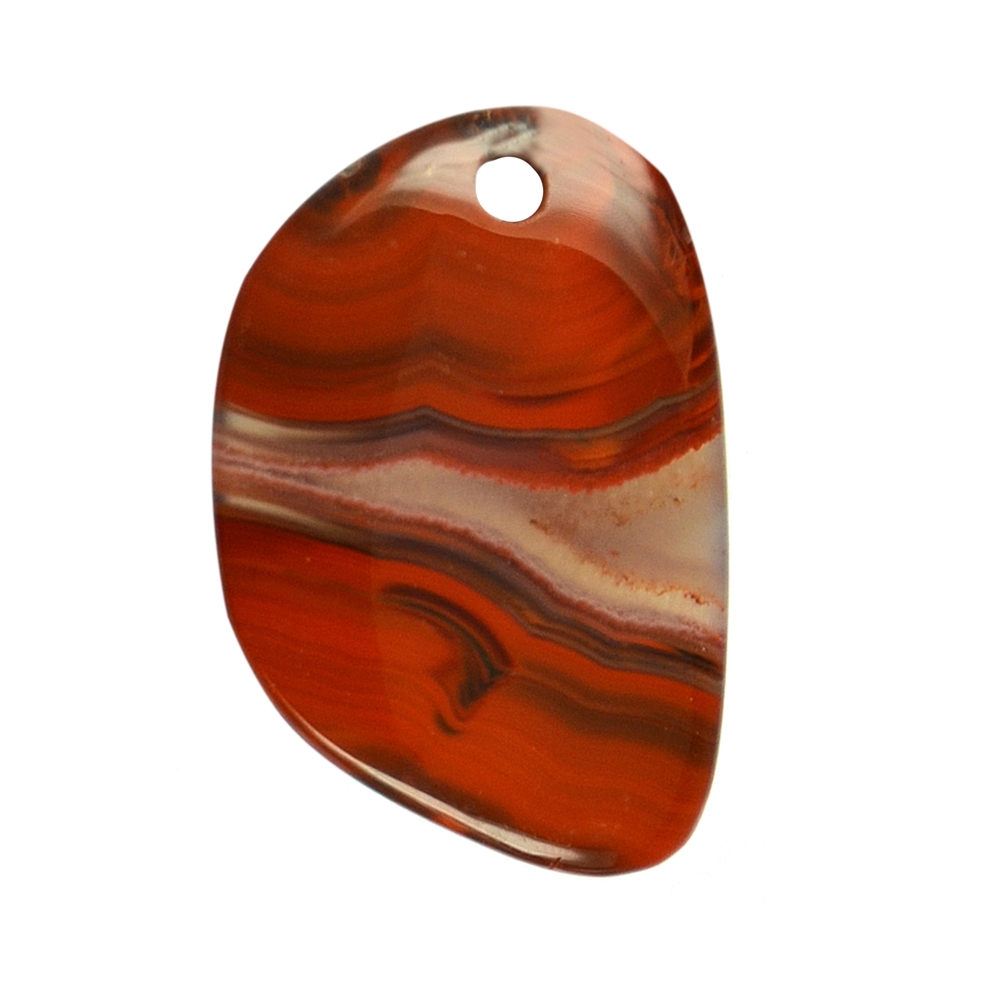 Plate Agate (Condor Agate) front drilled, 4,0 - 5,5cm