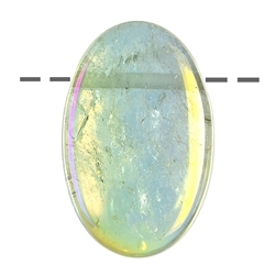 0447692300 Small Palmstone Angel Aura drilled | wholesaler gems, healing stones & jewelry