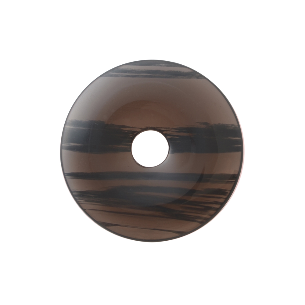 Donut Obsidienne (obsidienne lamellaire), 40mm