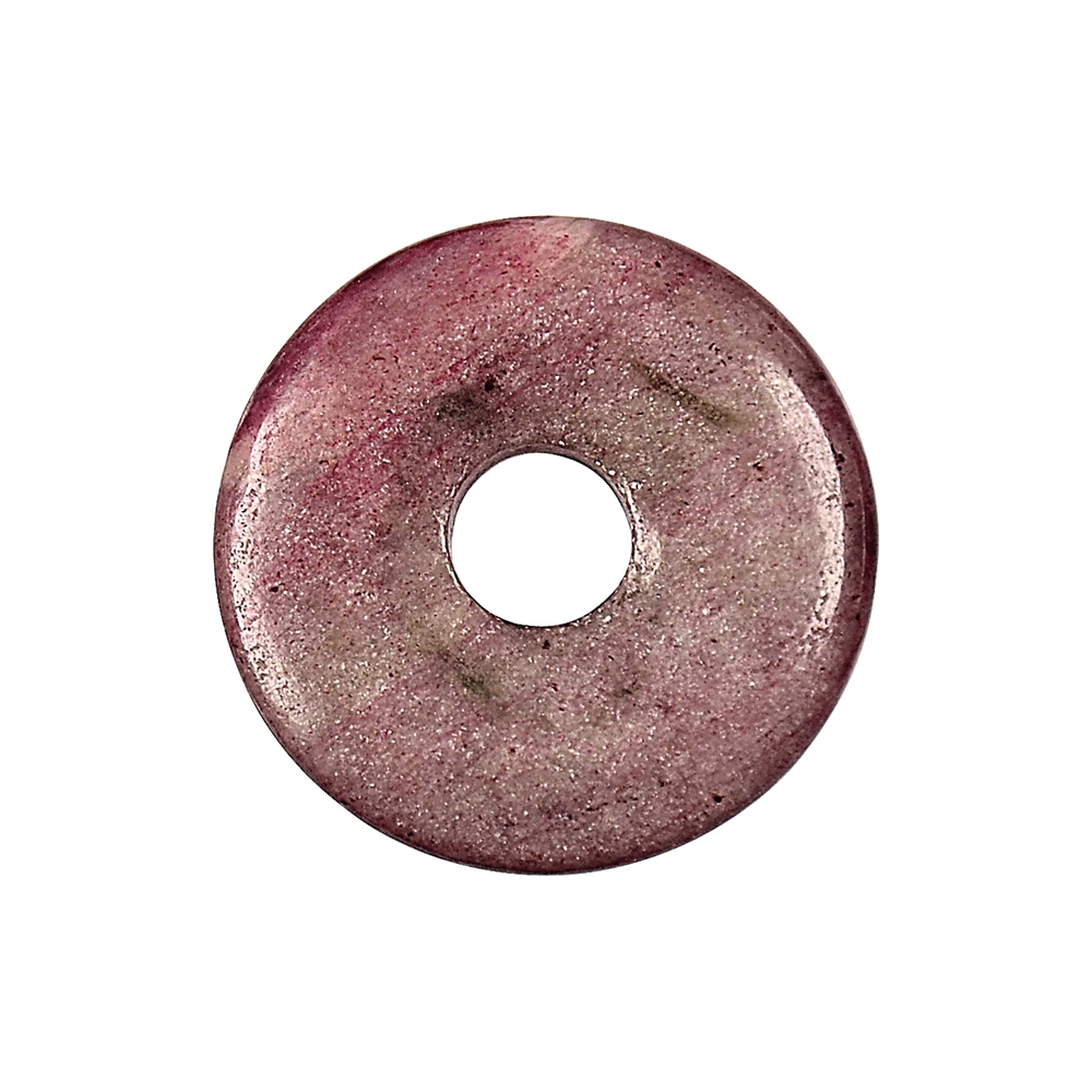 Donut piedmontite quartz, 40mm