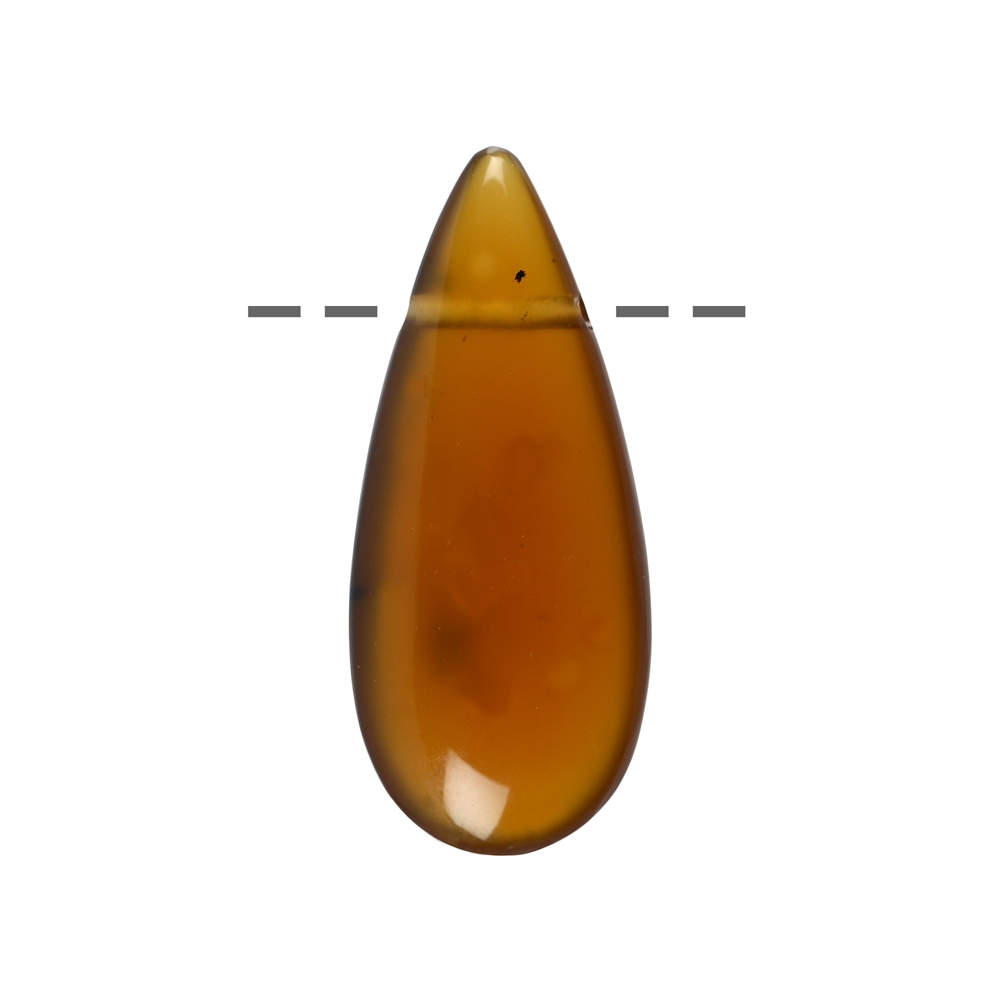 Drilled drop of Amber (Indonesia), 3,5 - 4,5cm