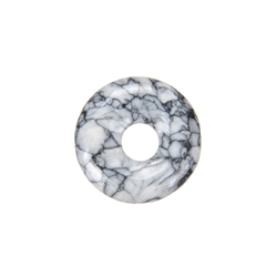 0451000300 Donut Pinolite (Magnésite fleur de glace), 30mm | Marco Schreier