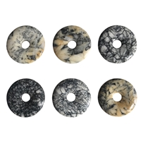 Donut pinolite (ice flower magnesite), 40mm