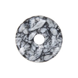 0451000400 Donut Pinolite (Magnésite fleur de glace), 40mm | Marco Schreier