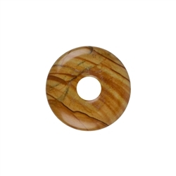 0458100300 Donut walnut "Jasper", 30mm | Schreier wholesale; gems, healing stones & jewelry