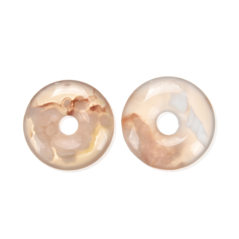 Donut Agate (Cherry Blossom Agate) , 28 - 32mm