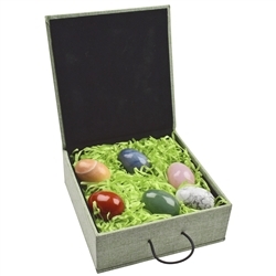 0500002029 Geschenkset Edelstein-Eier (6 St. in Box) | GH Edelsteine, Heilsteine & Schmuck