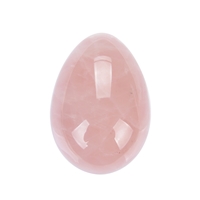  Set di uova di gemme (ametista, cristallo di rocca, quarzo rosa)