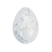  Gift Set Gemstone Eggs (Magnesite, Red Jasper, Orange Calcite)