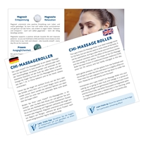 Chi-Massageroller-Set Magnesit / Prasem