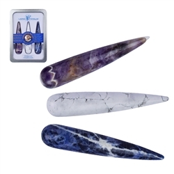 0500012172 Massage stylus set "Relax | Schreier - wholesaler gems, healing stones & jewelry