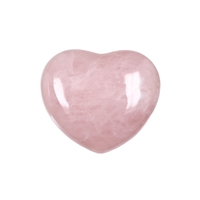  Heart puffy, mixed stones, 4,5cm (50pcs/dl)