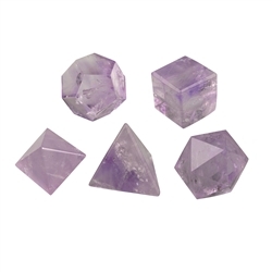 0501209100 Platonische Körper Amethyst, 3cm (groß) | GH Edelsteine, Heilsteine & Schmuck