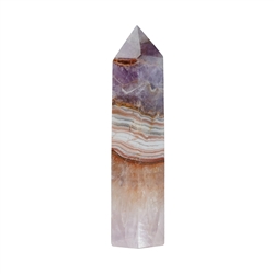 0501210005 Spitze Amethyst mit Achatband, 9,0cm | Schreier Edelsteine, Heilsteine & Schmuck