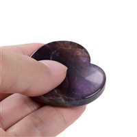Touch Heart Amethyst with Pouch Enclosure