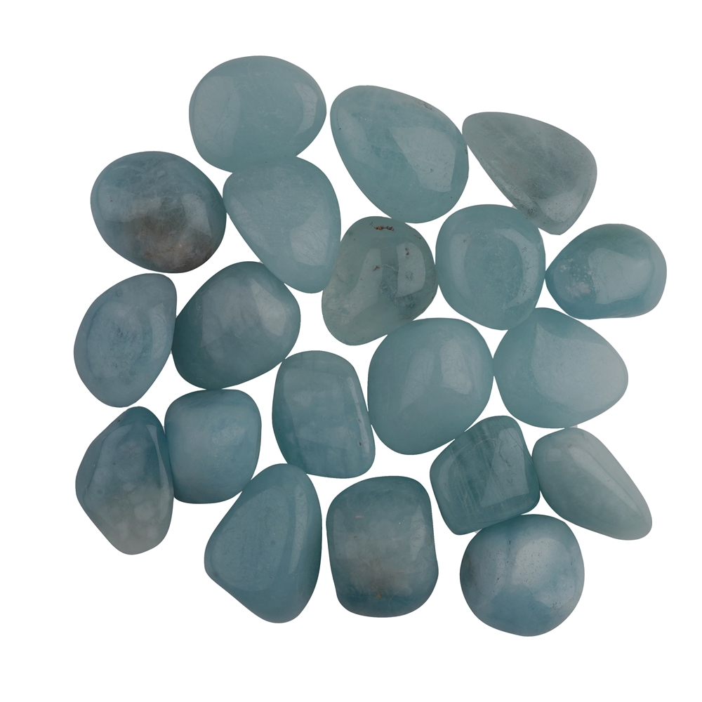 Tumbled stones Aquamarine, 2.0 - 4.0cm (100g/VE)