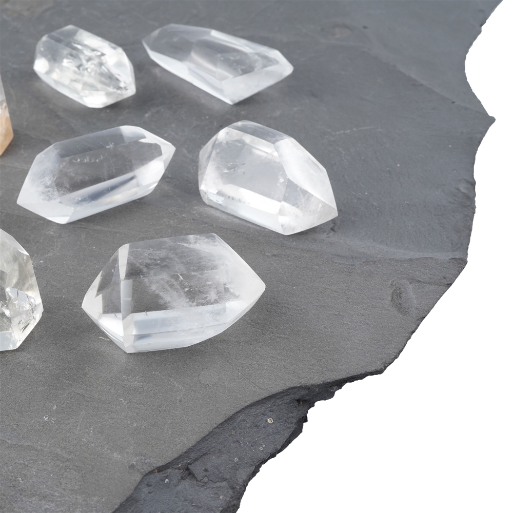 Points Rock Crystal polished, 4,0 - 5,5cm (35 pcs./ PU)