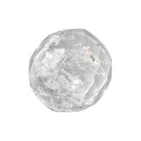 Lichtkristall-Kugel (facettierter Bergkristall), 28mm
