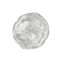 Lichtkristall-Kugel (facettierter Bergkristall), 20mm