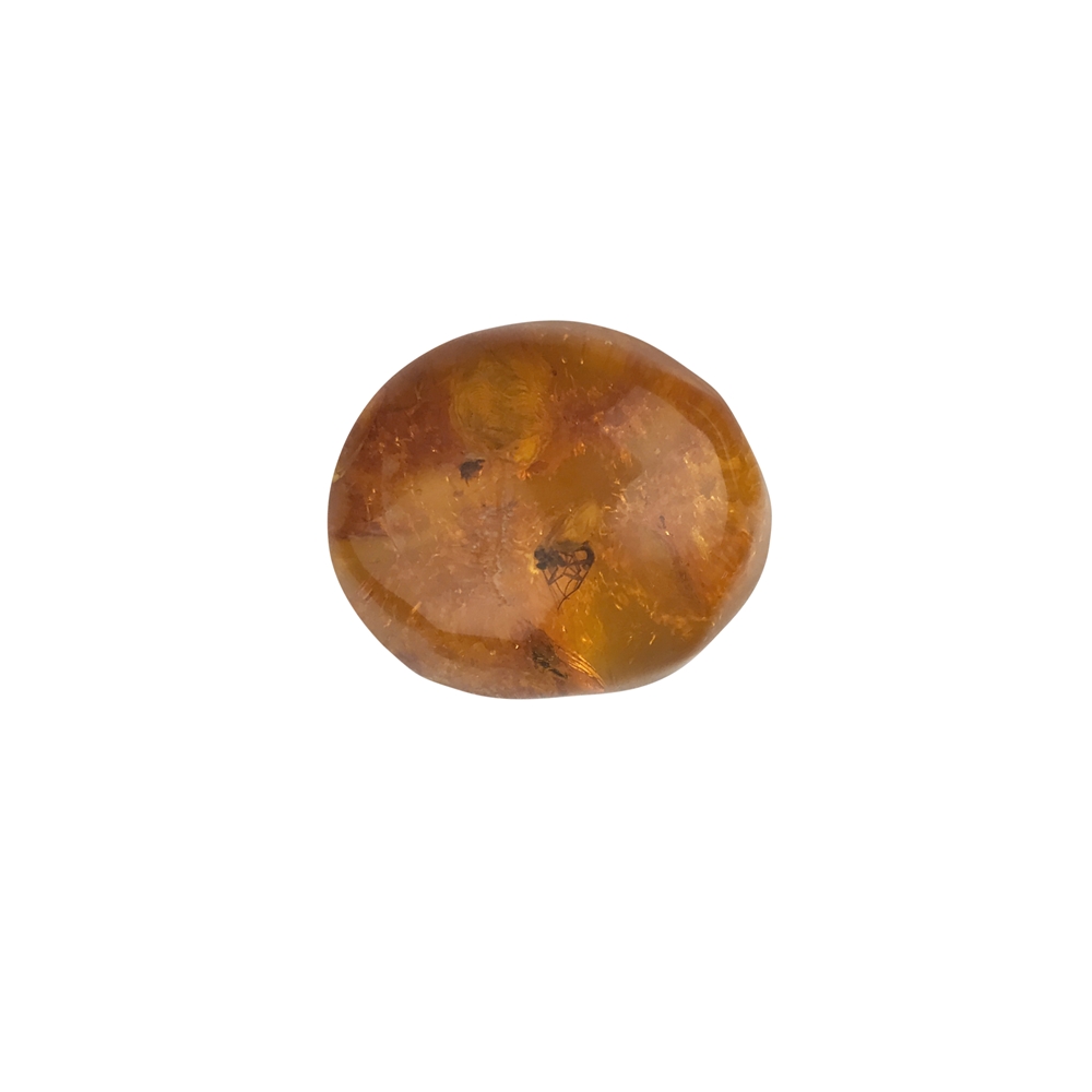 Tumbled Stone Amber, 2,0cm, with incluse