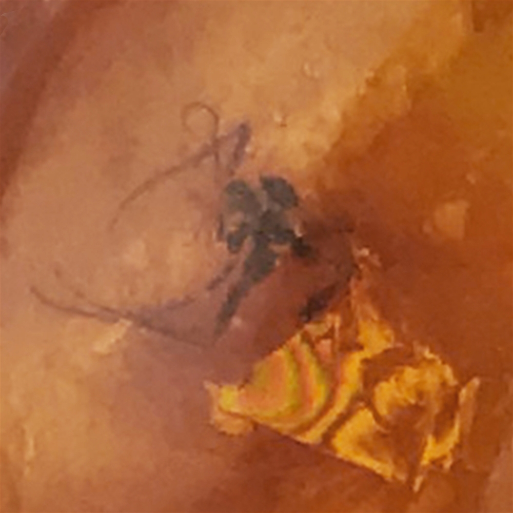 Pietra burattata d'ambra, 3,0 cm, con incluso