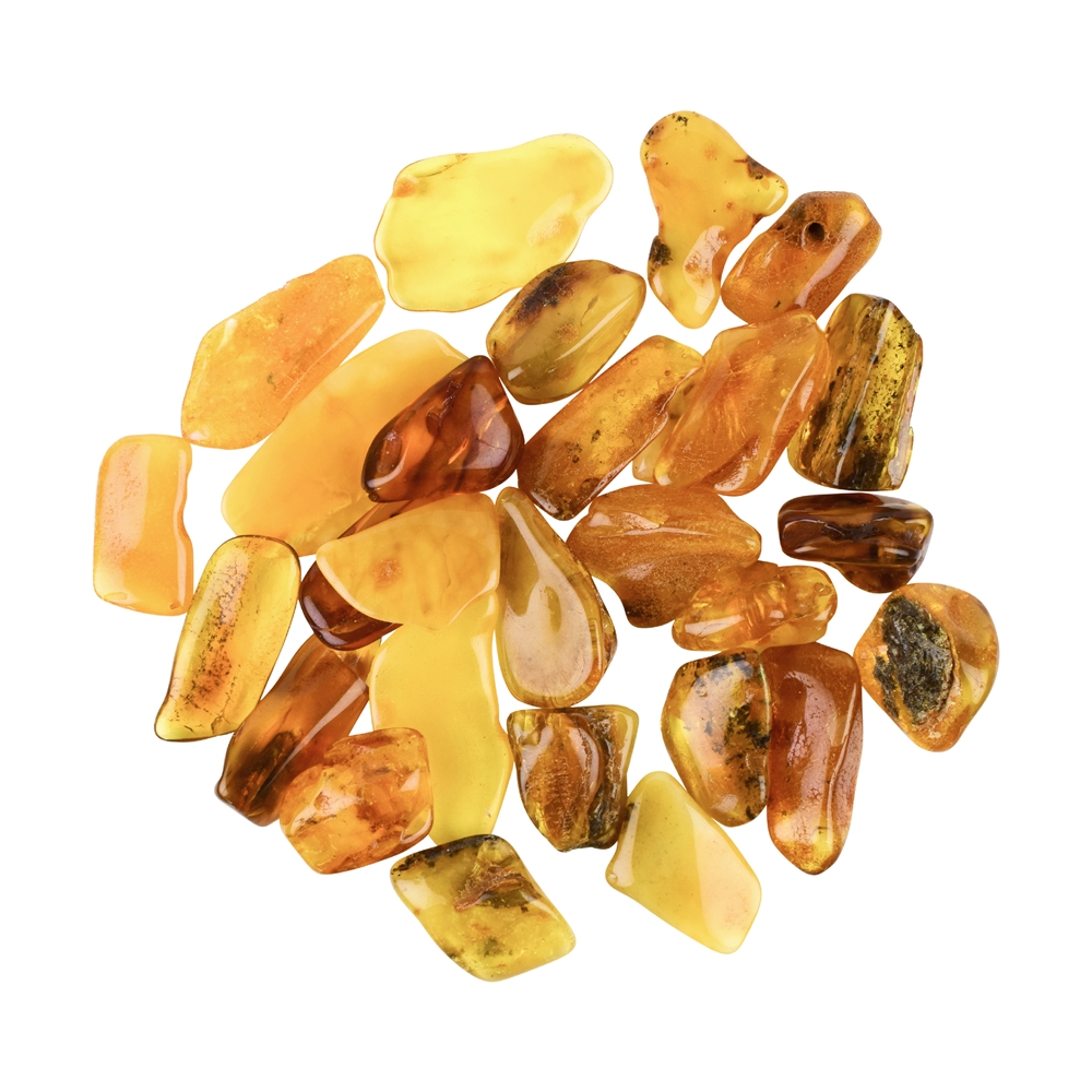 Tumbled Stones Amber, 2,5 - 4,0cm (100g/VE)
