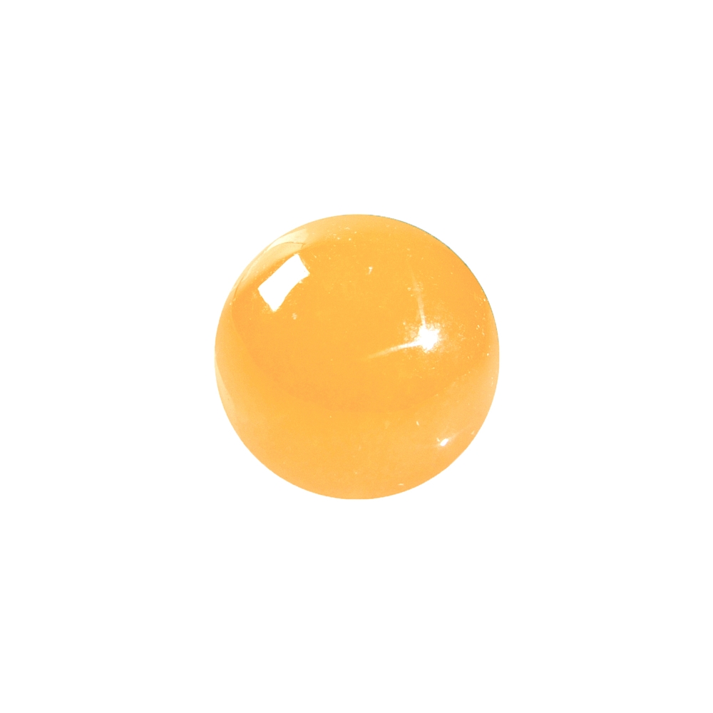 Sfera di calcite (arancione), 1,5 cm (calibrata)