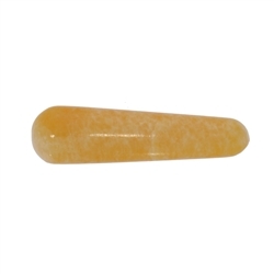 0504212048 Massage stylus calcite (orange calcite), 2.5 x 10cm | Marco Schreier