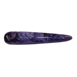 0504812081 Massage pen Charoite extra, thick | wholesaler gems, healing stones & jewelry