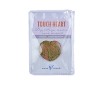 Touch Heart Unakite avec encart dans une pochette
