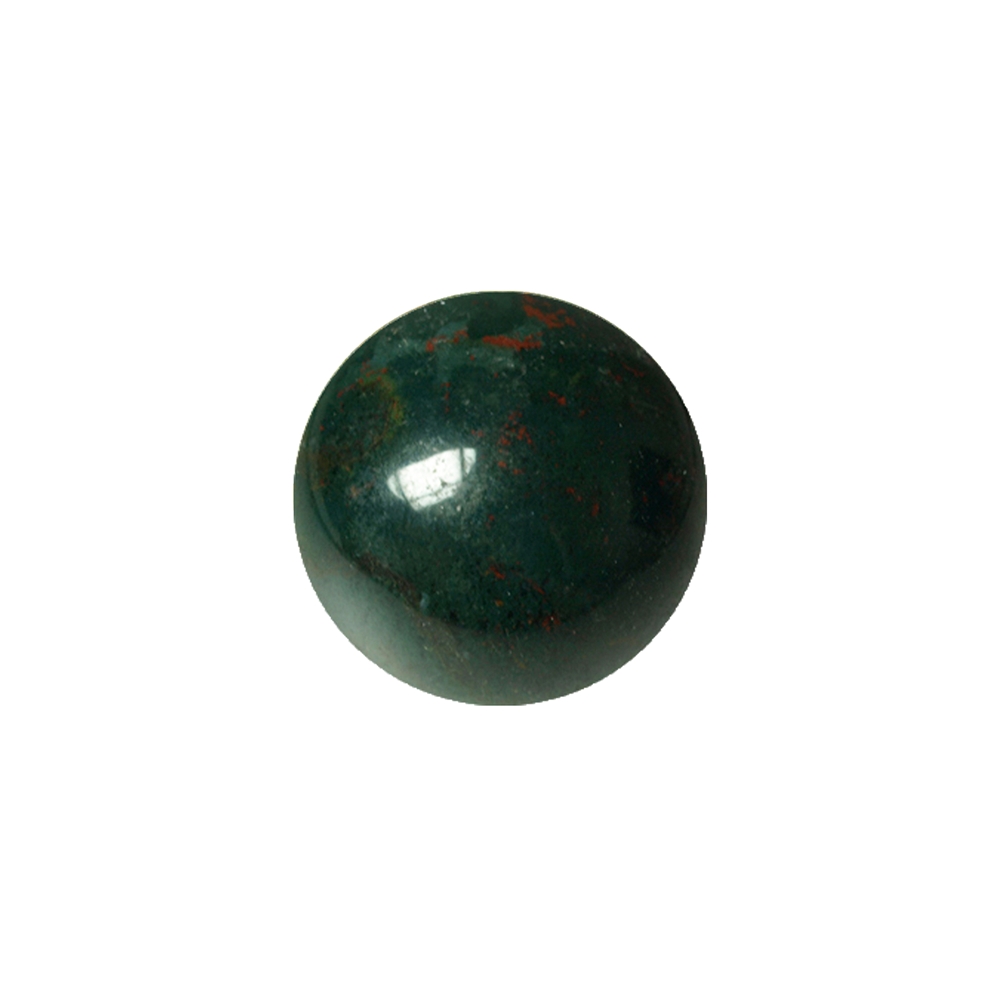 Sphere Heliotrope (Bloodstone), 1,5cm (calibrated)
